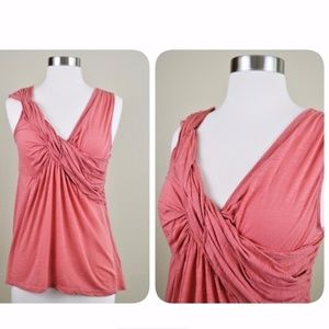 🔻🔻🔻CLEARANCE!!!Deletta Twist & Flounce Tank Top